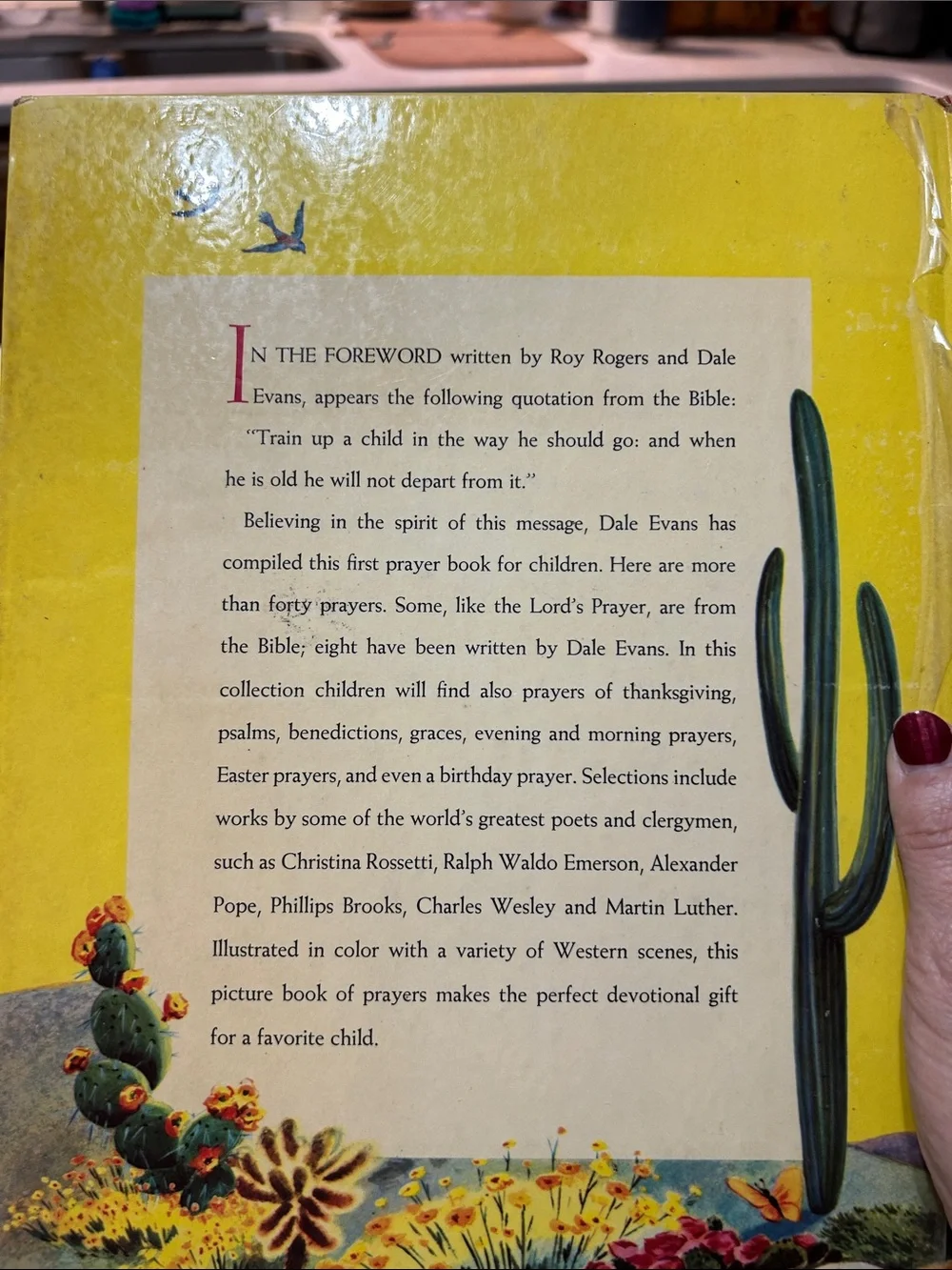Vintage Dale Evans Prayer Book for Children - Blue Vintage Cover